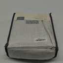 100% Blackout Shield Linen Blackout Curtains for Bedroom 96 Inches Long, Back Tab/Rod Pocket Living Room Drapes, Thermal Insulated Blackout Curtains 2 Panels Set, 50" W x 96" L, Beige