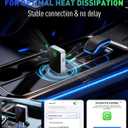 Wireless CarPlay Adapter for iPhone, 2026 Upgraded 2-in-1 Android Auto CarPlay Wireless Adapter, Convert Wired to Wireless, Fast & Stable, Plug & Play, Compatible with Factory Wired CarPlay Cars 2016+