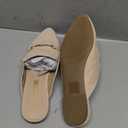 DREAM PAIRS Women's Flat Mules Buckle Pointed Toe Backless Slip on Slides Loafer Shoes (8.5)