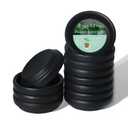 vensovo 2 Inch Black Terracotta Plant Saucer Pots Tray - 12 pcs Mini Planter Saucers for Indoor & Outdoor Plants, Small Clay Trays Perfect for 1 Inch 1.5Inch Flower Pot