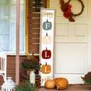 Happy Fall yall Porch Sign, Wood, 45"X9"