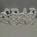 2026 Graduation Decorations, 8 LED Marquee Light Up Letters GRAD 2026 for Graduation Decorations, Preschool, Kindergarten, School, and College Party Dcor