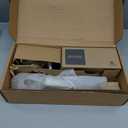 Schlage FE285 CAM 619 ACC RH Camelot Front Entry Handleset with Right-Handed Accent Lever, Lower Half Grip, Satin Nickel (Standard Interior Trim)