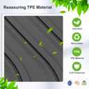 SMABEE Backrest Mats for Toyota RAV4 2019-2026 (Include Hybrid & Gasoline),TPE All Weather Backrest Liners Accessories Interior Black