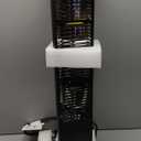 Powerscale 1500W Electric Patio Heater, IP65 Waterproof, Remote, Fast Heating, 4 Heat Levels, 24H Timer & Memory Function, Wall Mounted Indoor/Outdoor Heater for Patio, Garage, Backyard, Black