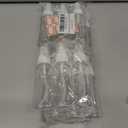 3 x dhrbsx Spray bottles small, 2oz/50ml Clear Empty Fine Mist Plastic Mini Travel Continuous Bottle Set, Small Refillable Liquid Containers 6pack with 2pcs Funnels and 12pcs Labels