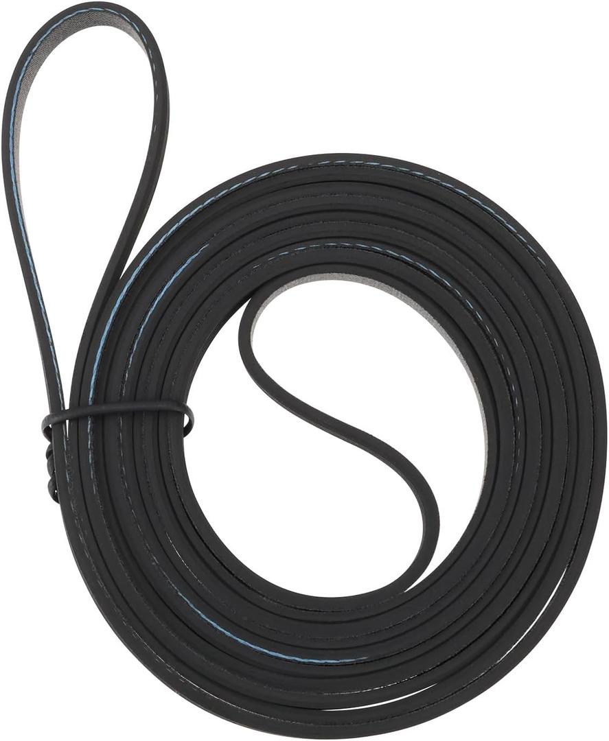 1x Dryer Drum Drive Belt W10198086 Compatible with Maytag Whirlpool Dryer for WPW10198086 1481904 AP4369191 AH2348726 EA2348726 PS2348726