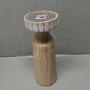 HD Designs Wood Large Candle Holder