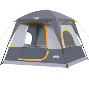 UNP 2-4 Person Tent, Portable Cabin Tent, Camping Tent 4-Person Easy Set Up, Waterproof with Top Rainfly for Outdoor Camping/Hiking