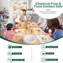 , - Compostable Paper Bowls, Heavy-Duty Biodegradable Disposable Bowls Made from Bagasse, Eco-Friendly, Microwave & Freezer Safe (White) (32 oz)