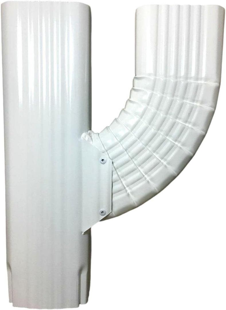 Downspout Gutter Y Connector rain gutter downspout extensions (2x3 UprightOne Upright)
