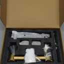 Brass Wall Faucet Matte Black Wall Mounted Bathroom Faucet, Wall Mount Bathroom Sink Faucet, Dual Lever Handle, Rough-in Valve Included, Pt001-MB