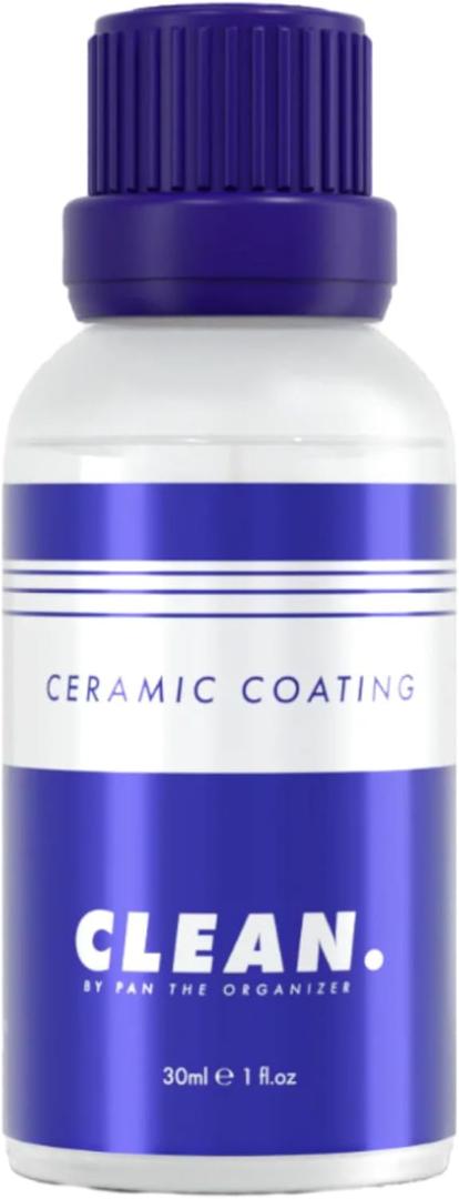 CLEAN. Ceramic Coating 8-Year  Ultra Premium Long-Term Car Protection, Extreme Hydrophobic, UV & Chemical Resistant, High Gloss Finish for Paint, Glass, Wheels, Trim, 30ml Covers 2 Cars