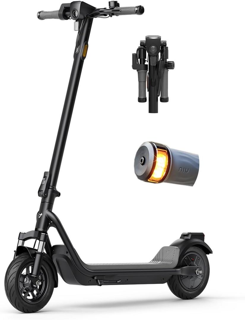 NIU 100P/100F/300P/300X Electric Scooter Adult - E Scooter with Suspension, 600-1000W Peak Power, 18-37.3 Miles Max Range, Top Speed 17.4-23.6MPH, Commuting E-Scooter, 100F - 600W/17.4MPH/18Mi