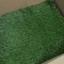 FREADEM Artificial Grass Astroturf Rug 3 FT * 5 FT, Realistic Fake Grass Mat with Drainage, Indoor Outdoor Lawn Turf for Pets Dogs, Garden, Patio, Balcony, Backyard, Custom Size