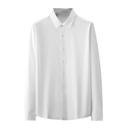 Niiyyjj Mens Business Casual Strench Shirts Long Sleeve Button Down Dress Shirt Plus Size Solid Shirts, 42
