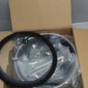 Frying Pan with Lid, 10 Inch Hybrid Non Stick Stainless Steel Skillets, Dishwasher Induction Oven Broiler Safe, Non Toxic Chef's Pan, PFOA Free Cookware