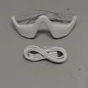 Under Eye Red Light Therapy Device,650nm Red Light Therapy for Eyes Glasses, Microcurrent Eye Massager Mask for Dark Circles, Smoother Fine Lines & Puffiness, Home Skincare