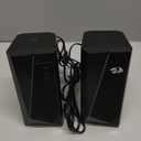 Redragon GS520 RGB Desktop Speakers, 2.0 Channel PC Computer Stereo Speaker with 6 Colorful LED Modes, Enhanced Sound and Easy-Access Volume Control, USB Powered w/ 3.5mm Cable (Black)