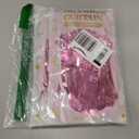 Biapian Valentine's Day Decorations, 2 Packs Red Pink Rose Gold Metallic Tinsel Foil Fringe Curtain Streamers for Galentines Day Birthday Party Bridal Shower Photo Booth Prop Backdrop (3.3ft X 6.6ft)