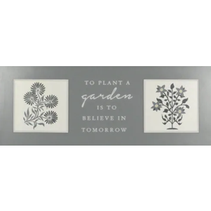 Crystal Art Gallery Plant A Garden Wall Art 8x20