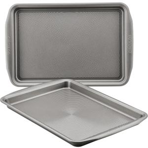 Circulon Bakeware Nonstick Cookie Pan Set, Cookie Sheets for Baking, 2-Piece, Gray