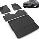 All Weather Car Floor Mats & Cargo Liner Set Fit for Nissan Murano 2025-2026 All Weather Protection TPE Automobile Floor Liners Trunk Mats Full Custom Set Accessories