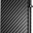 QLD RFID Wallet for Men - Smart Pop up Card Holder - Trifold, Slim, Minimalist Wallet for Front Pocket, 9-11 Cards Capacity | ID Window | Cash Slot | Magnetic Closure (Carbon Fiber)
