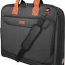 Vangue Garment Bags for Travel Suit Bag Large Carry On Garment Bags with Strap for Business for Airline Hanging Clothes Travel Bag Luggage for Men Dim Gray