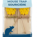 (Pack of 4) Key & Castle Metal Pedal Mouse Trap Sourciere Disposable Reusable