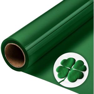 Aoder Green Puff Vinyl Heat Transfer, 12" x6ft Puff HTV 3D Puff Heat Transfer Vinyl, Puffs Iron On Vinyl for T Shirt Compatible with All Cutting Machines