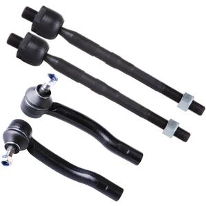 SCITOO 4pcs Front Suspension Kit Inner Tie Rod End Outer Tie Rod End Fit 1999-2005 For Suzuki Grand Vitara 2002-2006 For Suzuki XL-7