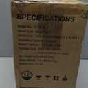 Bonsaii 6-Sheet Micro-Cut Paper Shredder, P-4 High-Security for Home & Small Office Use, Shreds Credit Cards/Staples/Clips, 3.4 Gallons Transparent Window Wastebasket, Black (C234-A)