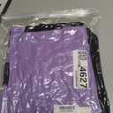 Hilinker Girls Graphic 3 Piece Outfits Workout Hoodie Crop Tank and Sweatpants Set (11-12 Years, Purple Black)