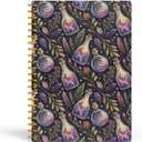 Witchy Potion Gothic Spiral Notebook,Celestial Magic Journal with Moon Spell Bottle Cover,Dark Aesthetic Spiritual Journal for Girls Teens Witches,5.5x8.3 in