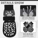 KOOLTAIL Dog Socks Shoes for Hot Pavement, Breathable & Warm Winter Dog Booties to Prevent Licking Paws for Small Medium Large Senior Dogs,Non Slip Grippy Pet Boots & Paw Protectors for Hardwood Floor