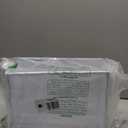 GoldOrcle Hanging File Organizer, Letter-Size File Holder Filing Box with 5 Hanging Folders, Metal Mesh Desk File Folder Storage(No Assembly Required) (White, with 5 Grey Folders)