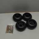 Mower Anti Scalp Deck Wheel Kit Set of 4 Compatible with Bad Boy 022-5234-98 Exmark 103-4051 103-7263 & Many Bore 5/8" Wheel Size