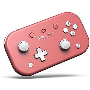 8Bitdo Lite 2 Bluetooth Gamepad for Switch, Switch Lite, Android and Raspberry Pi (Pink)