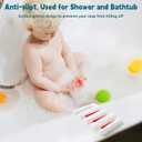 Silicone Soap Dish,Self Draining Soap Holder Perfect for Shower,Bathroom Sink,Kitchen Sink & Travel,Non-Slip Bar Soap Holder Extend Soap Life,Keep Soap Bars Dry & Easy Cleaning White-2Pcs