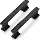 Probrico 10 Pack 5 Inch Matte Black Cabinet Handles, Heavy-Duty Drawer Pulls for Dresser Hardware, Corrosion-Resistant Pulls for Cabinets and Drawers
