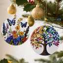 3 x Tree of Life Ornament, Christmas Ornaments: Christmas Tree Decorations, Holiday Decor, Stocking Stuffers, Gift Ideas, Xmas Gift, Housewarming Gifts & Gifts for Friends and Family