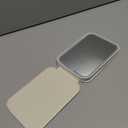 Rechargeable Travel Mirror with Light, LED Makeup Mirror with Lights, Portable Vanity Mirror with 3 Color Lighting, Touch Dimmable Lighted Cosmetic Mirror, Travel Essentials for Women (Beige)