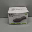 Smooth Triple Fusion Back Massager,with Heat, Vibration & Lumbar Traction - Deep Tissue Lumbar Pillow for Lower Back Pain Relief, Relaxation for Home, Office - Corded ElectricDark Gray