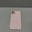 ORNARTO Compatible with iPhone 16 Plus Case 6.7, Slim Liquid Silicone 3 Layers Full Covered Soft Gel Rubber Phone Case Protective Cover 6.7 Inch, Chalk Pink