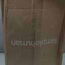 simplehuman 50 Liter / 13 Gallon Semi-Round Kitchen Step Trash Can with Secure Slide Lock, Black Plastic