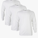 Gildan Adult Ultra Cotton Long Sleeve T-Shirt, Style G2400, Multipack, Size S