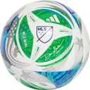 adidas Mini Soccer Ball (1, White/Green/Glory Blue/Solar Blue)
