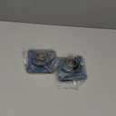 uxcell 2 Pcs UCF-206-20 Pillow Block Bearings 1-1/4 Inch Bore, Self Alignment Chrome Steel Bearing Units, 4-Bolt Square Flange Mounted, Solid Base