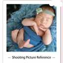 Zeroest Newborn Photography Wrap - Newborn Photoshoot Props - Boys & Girls Posing Stretch Knit Blanket (Blue, Small)